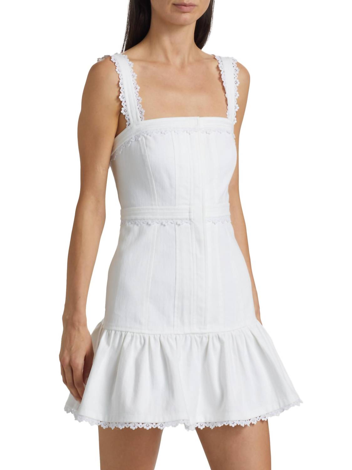 Cinq A Sept - Vineyard Lace Mini Dress