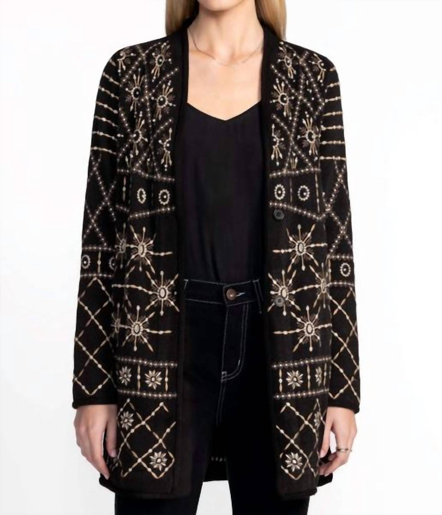 Johnny Was - BIYA RHODES PEARL MIDI CARDIGAN