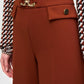 Joseph Ribkoff - Crepe Wide-leg Pull-on Cropped Pants