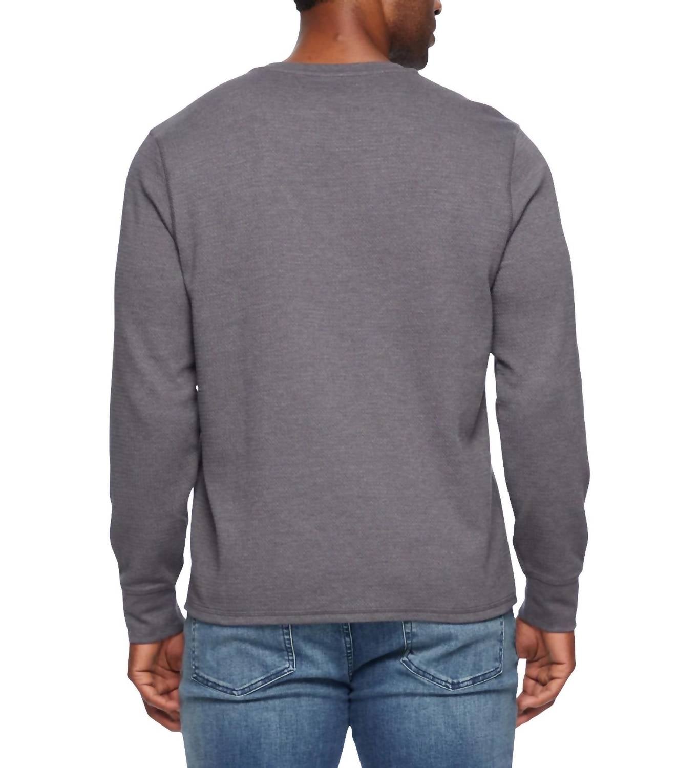 Flags & Anthem - Chatsworth Waffle Henley Tee