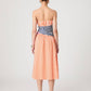 French Connection - Alexis Stripe Strapless Midi Dress