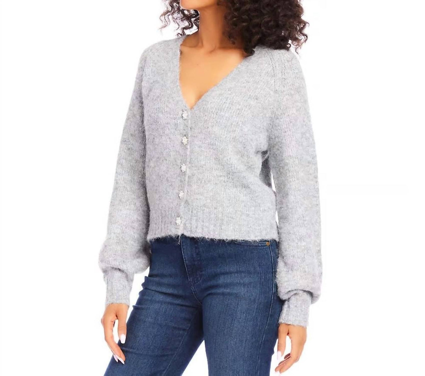 Karen Kane - Pearl Button Cardigan Sweater