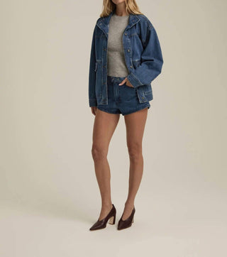 Favorite Daughter - Short High Waist Jean Shorts