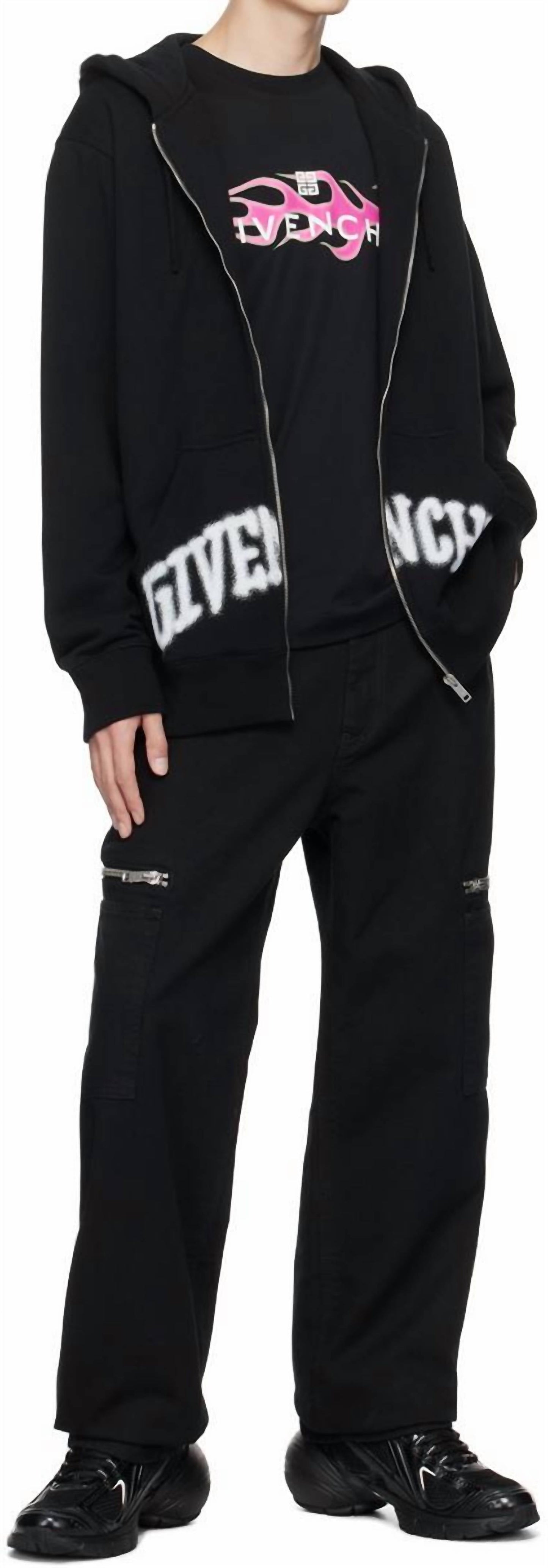 Givenchy - Flames Graphic T-shirt