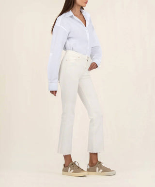 Kut From The Kloth - Kelsey High Rise Cropped Flare Jeans