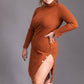 The Athletic Side Of Us - Ribbed Sweater Dress