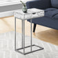 Accent Table, C - Shaped Contemporary & Modern Design