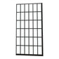 Frameless Fixed Shower Door, Open Entry Design