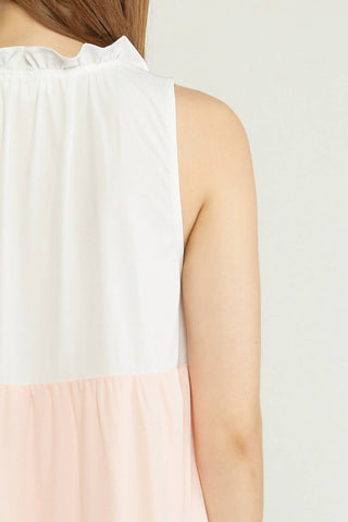 Entro - Colorblock Maxi Dress