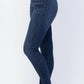 Judy Blue - High Rise Patch Pocket Pull-on Skinny Jeans