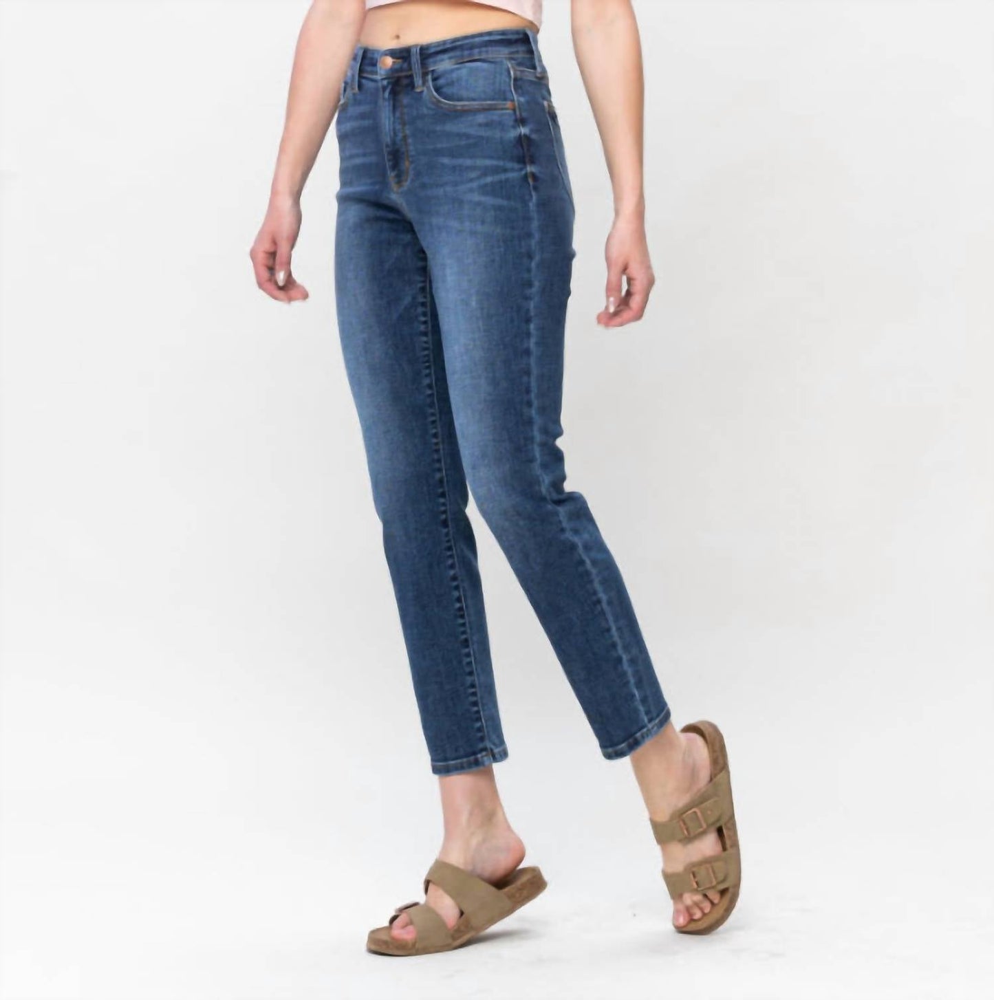 Judy Blue - High Waist Shield Back Pocket Slim Fit Jeans
