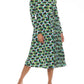 Joseph Ribkoff - Geometric Print Belted Midi Dress