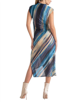 Elan - Mock Neck Knit Midi Dress