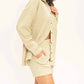 Project Social T - LONNIE BUTTON FRONT RIB LONGSLEEVE TOP