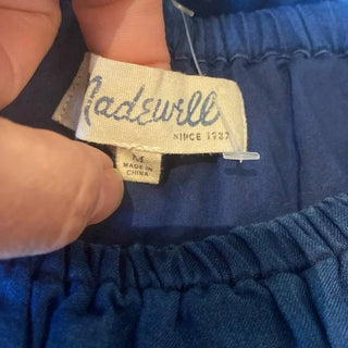 Madewell - Indigo Off Shoulder Mini Dress