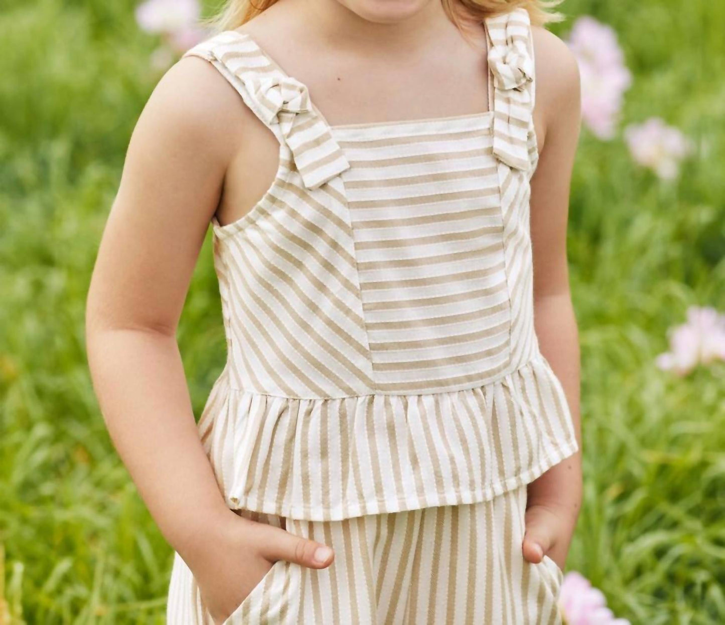Mayoral - Stripes Long Top And Trousers Set