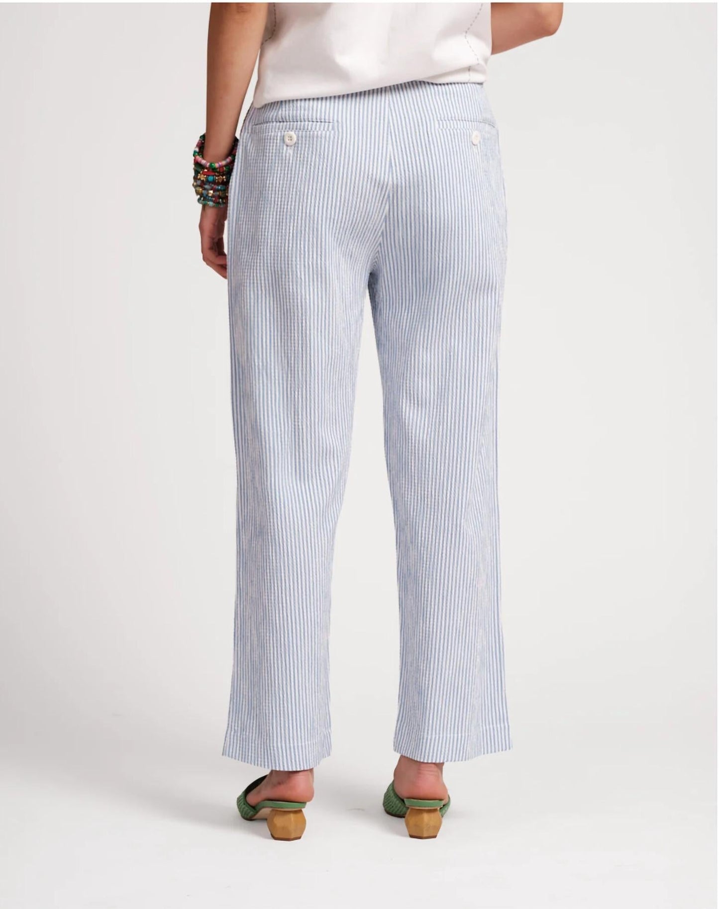 Frances Valentine - Coleman Stripe Seersucker Pants