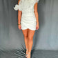 Astr - One Shoulder Ruffle Mini Dress