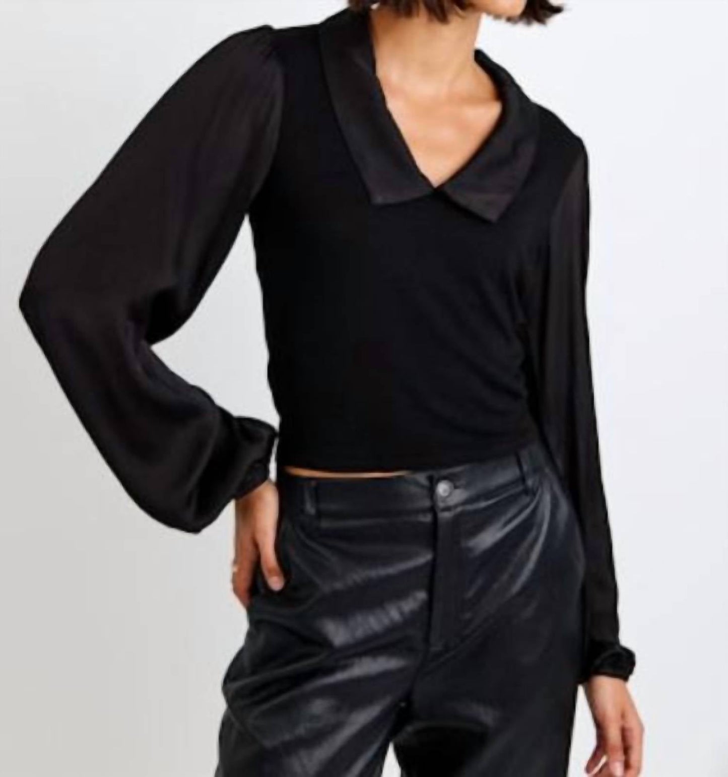 Bella Dahl - Collared Satin Top