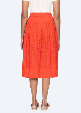 Sea - Zora Pleated Midi Skirt