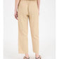 Blu Pepper - Pinstripe Drawstring Straight Leg Linen Pants