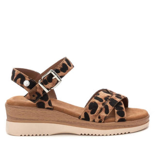 Xti - Women's Animal Print Wedge Sandals