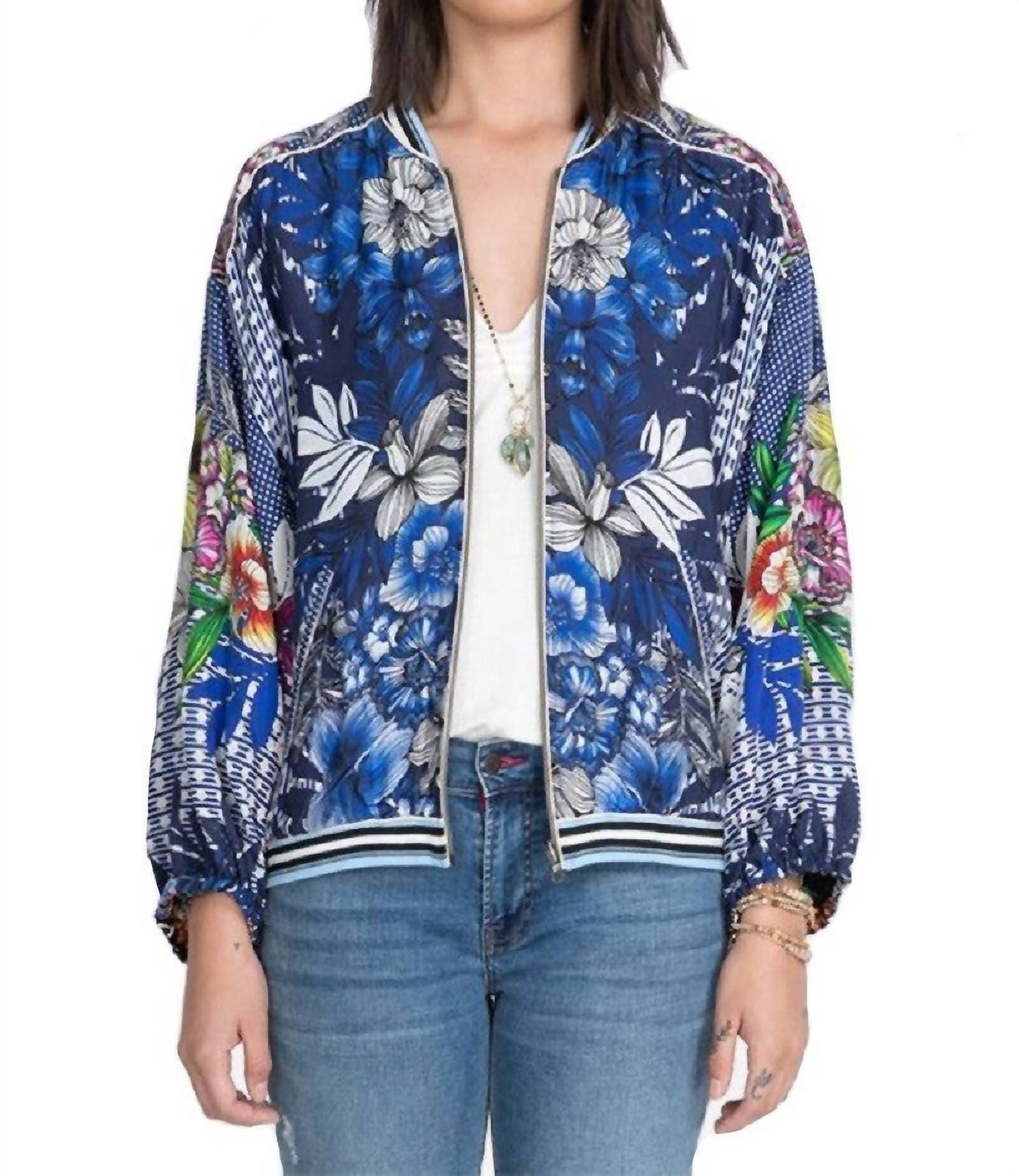 Johnny Was - Mizumi Reversible Bomber Jacket