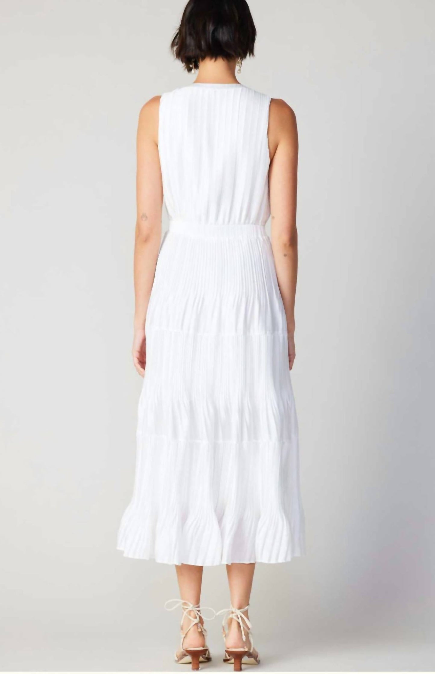 Current Air - Pleated Tiered Dress