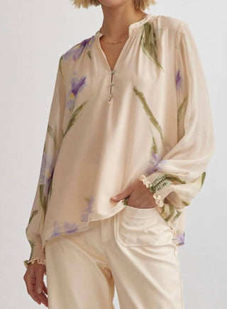 Entro - Chiffon Floral Blouse