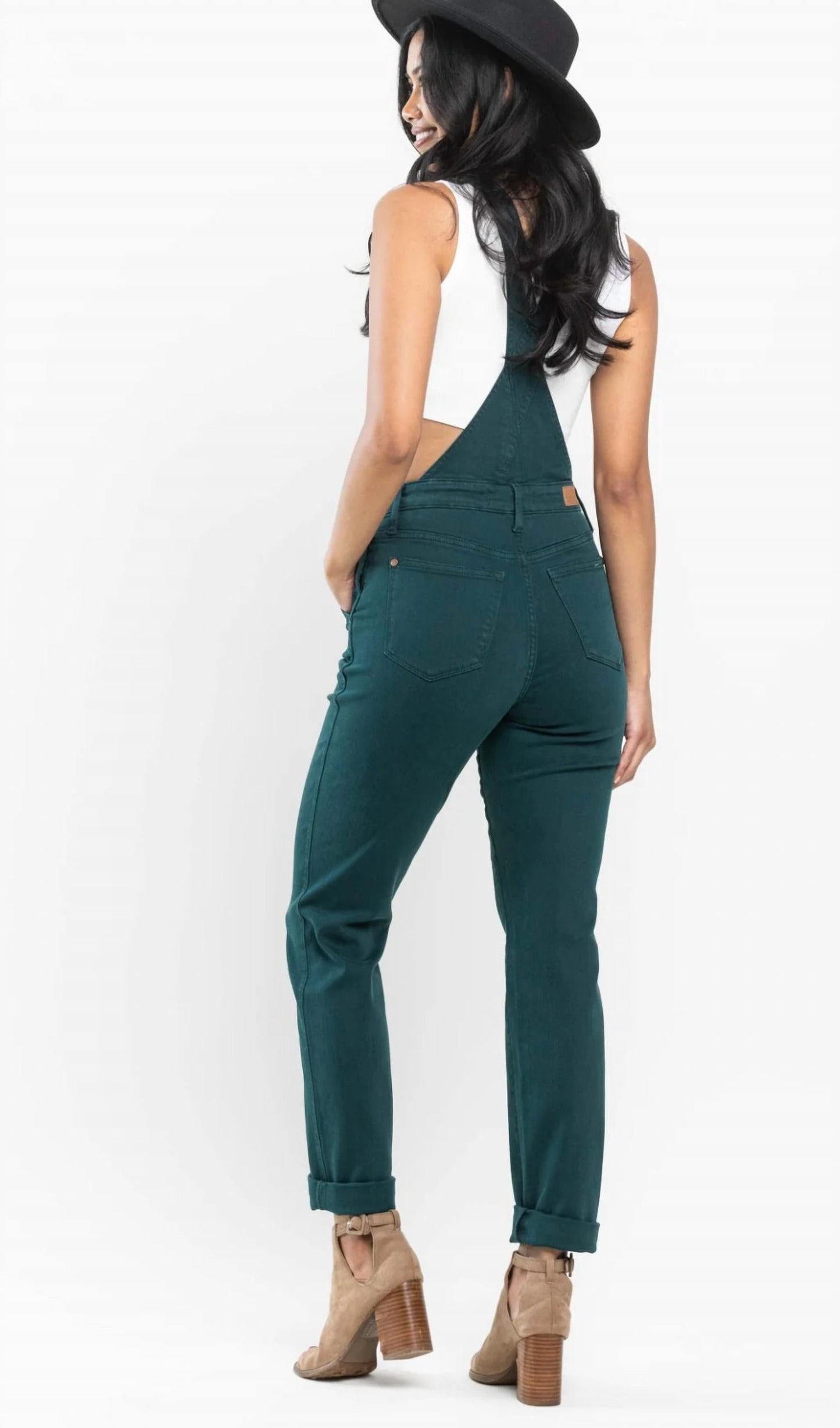 Judy Blue - Garment Dyed Double Cuff Overalls