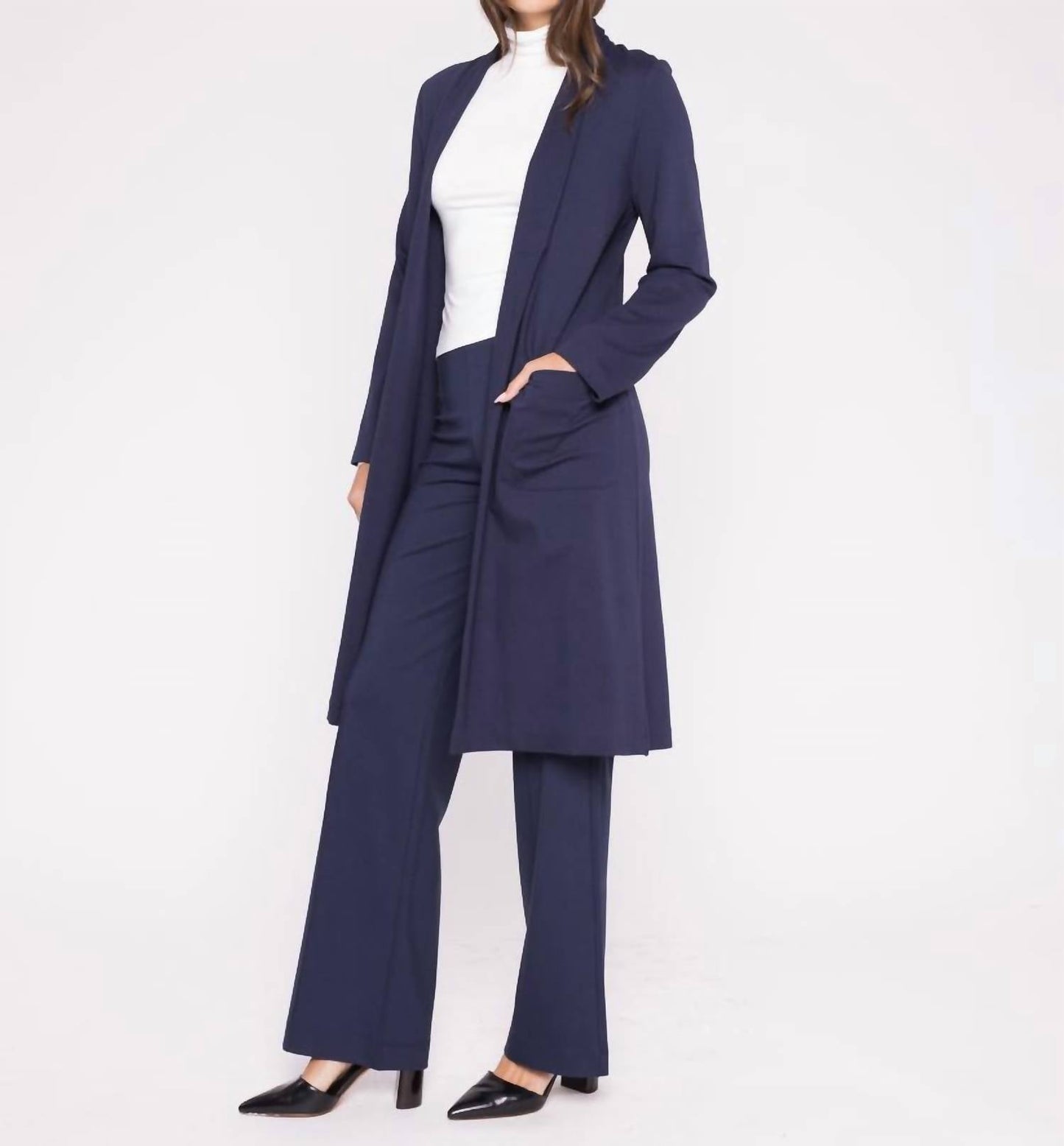 Ripley Rader - Ponte Knit Smoking Jacket