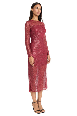 Donna Morgan - Netted Sequin Dress