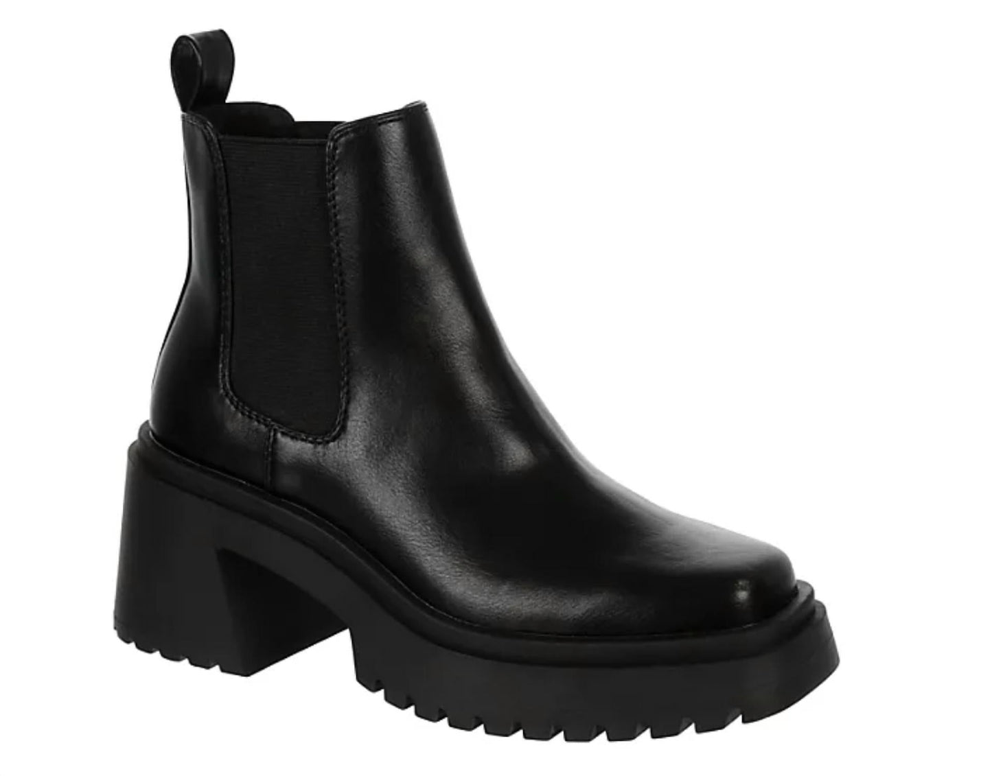 Steve Madden - Women's Square Toe Chunky Ankle Boot