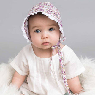 Huggalugs - Newborn And Baby Girls Blooms Sunbonnet