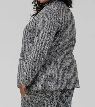 Nic + Zoe - Etched Tweed Jacket - Plus
