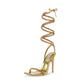 Steve Madden - Women's Uplift-r Strappy Square Toe Stiletto High Heel Sandal