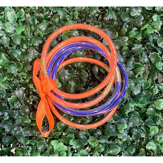 Crystal Breeze - Women's Sparkle Jelly Tube Bracelet Set