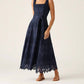 Mos The Label - Mariana Embroidery Midi Dress