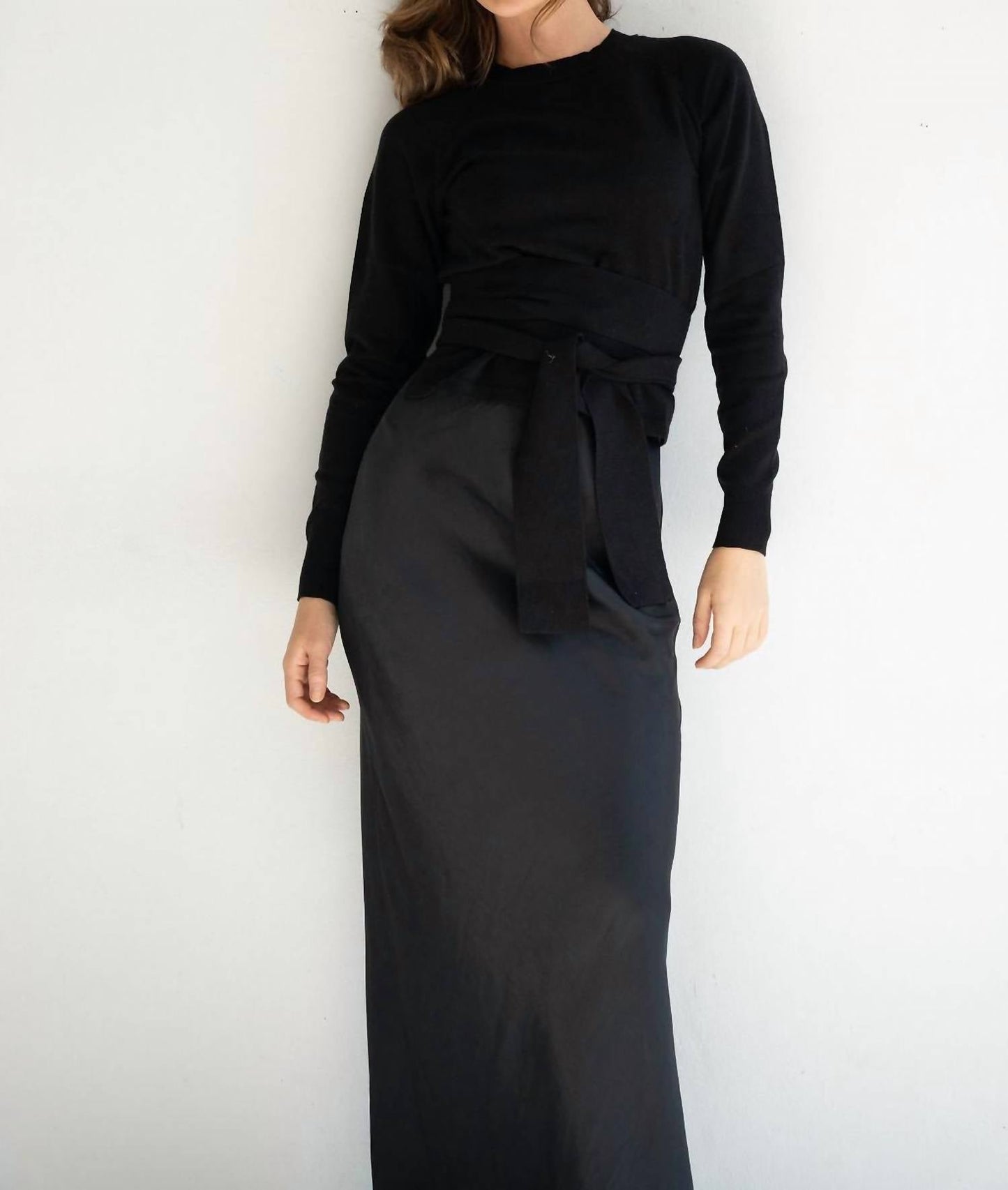 Mima Rosso - Knit Front Tie Top