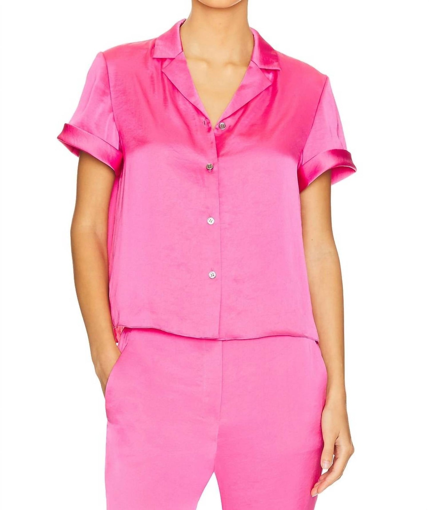 Theory - Short Sleeve Camp Shirt