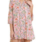 Umgee - Floral Keyhole Dress