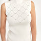 Frank Lyman - Sleeveless Mock Neck Knit Top