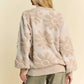 Davi & Dani - Flower Texture Sweater