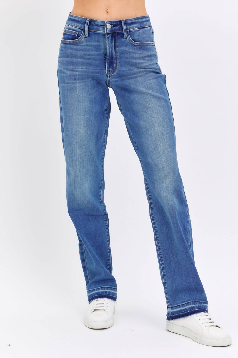 Judy Blue - Mid Rise Dad Jean With Release Hem