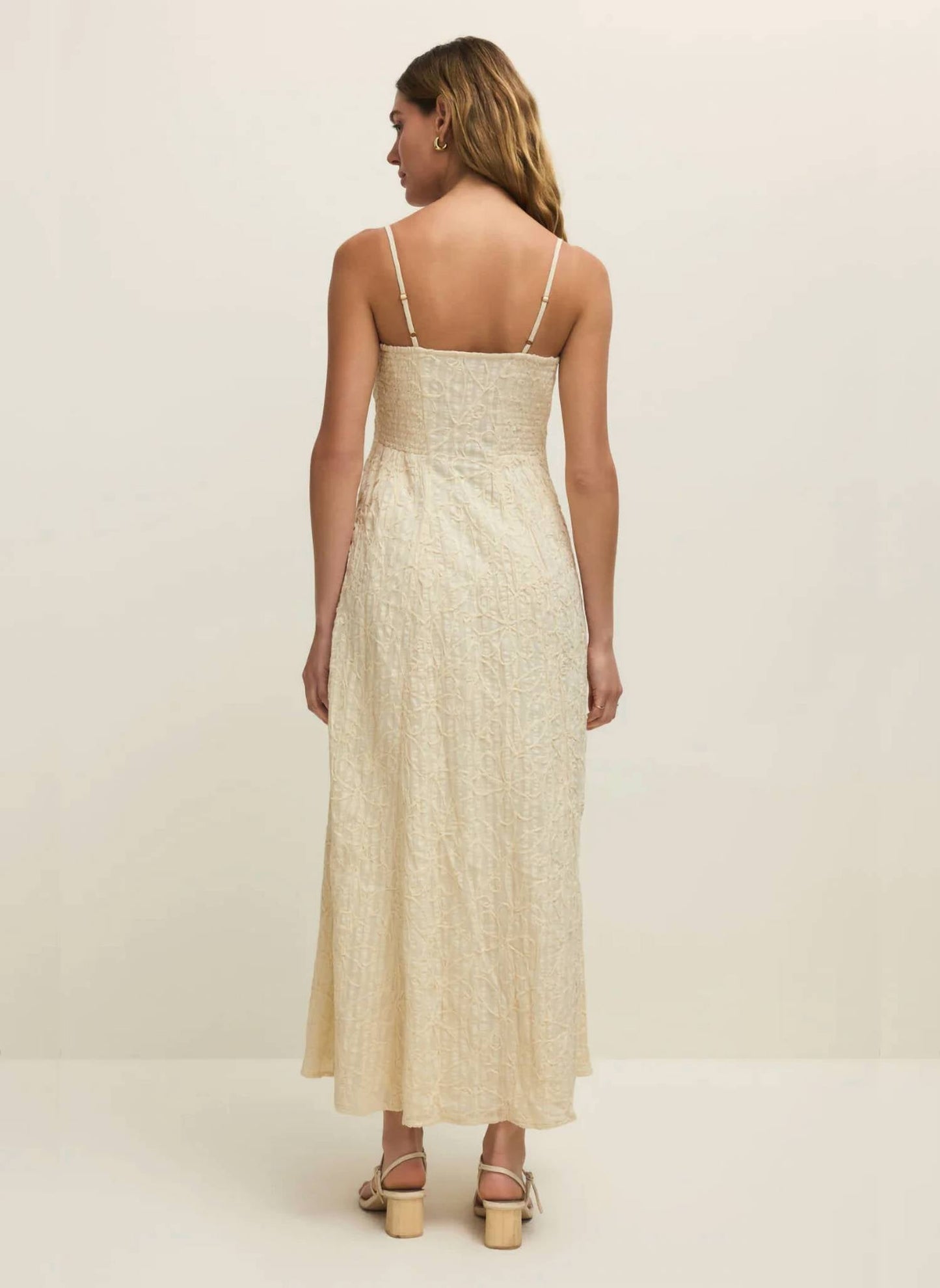 Z Supply - Angel Eyes Textured Strappy Midi Dress