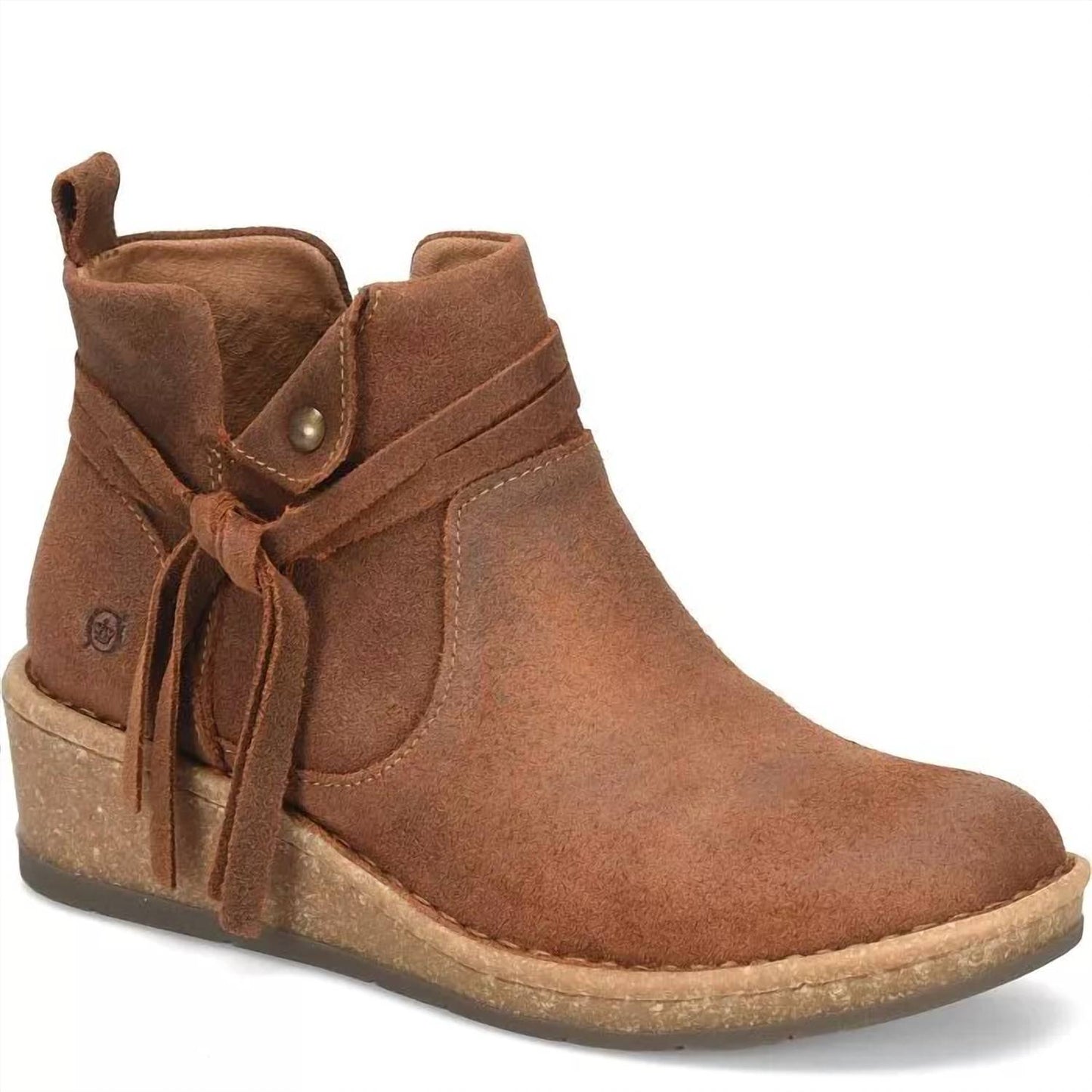 Born - Women's Vaughn Distressed Suede Leather Bootie