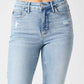 Judy Blue - Mid-rise Tummy Control Distressed Skinny Jeans