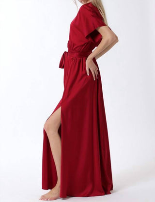 Aakaa - Maxi Dress With Dolman Sleeves