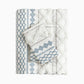 King/Cal King Cotton Printed Duvet Cover Set with Chenille