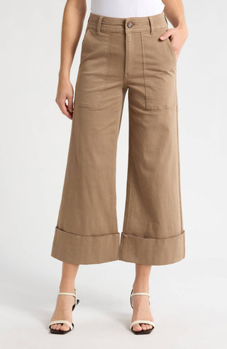 Pistola - Maya Cuffed Hem Wide Leg Pants